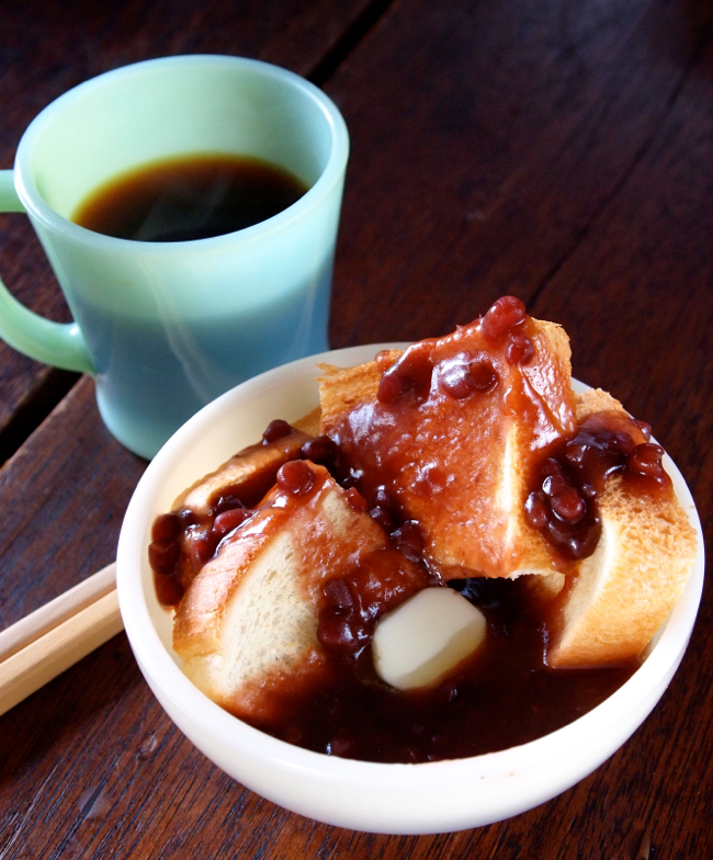 おしるこが食いたいけど餅が無い そんな朝に おしるこパン ヤスナリオのブログ 旧